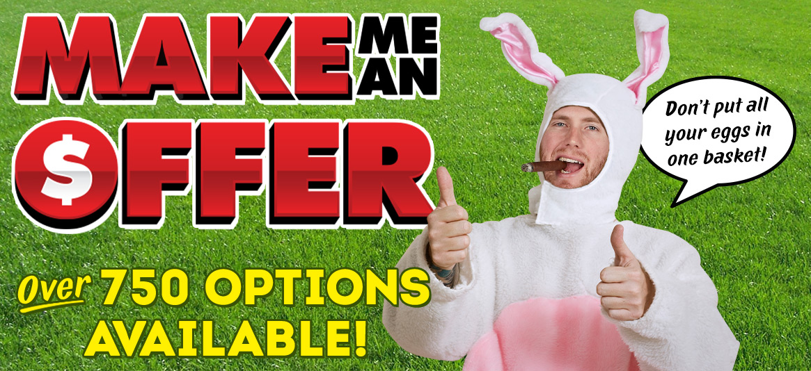 Don't put all your eggs in one basket at Make Me An Offer!