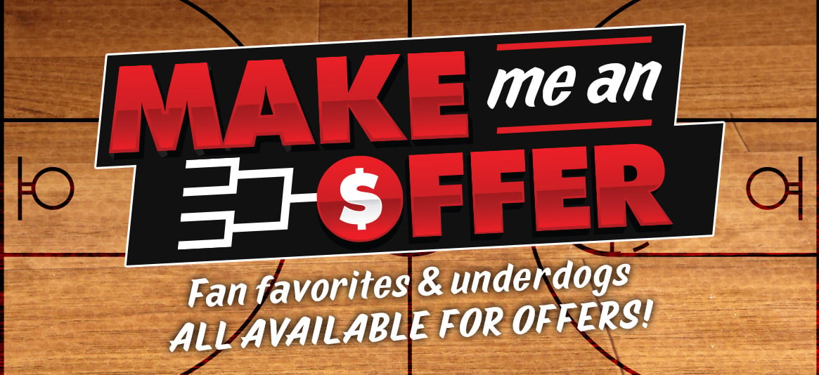 SCORE some awesome deals this season at Make Me An Offer!