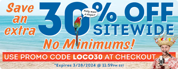 Score 30% OFF with code LOCO30 at checkout!