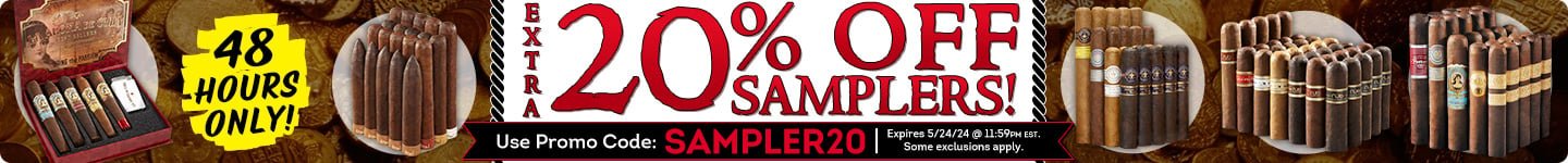 Score an EXTRA 20% OFF all eligible samplers!