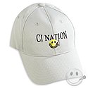 CI Nation Smiley Mesh Cap - Silver