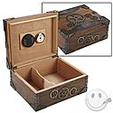 Steampunk Humidor - 50 Capacity