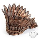Indian Head-Dress Single Pipe Stand