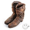 Cowboy Boots Single Pipe Stand