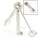 Silver 3 in 1 Pipe Tool