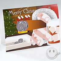 Smokin' Santa Christmas Greeting Cards Miscellaneous