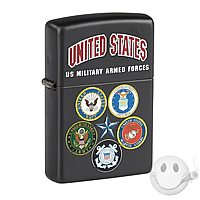 Zippo Lighter - U.S. Military Armed Forces