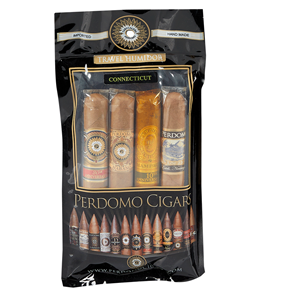 Perdomo 4-Pack Humidified Sampler - Connecticut