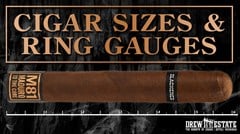 Cigar Sizes, Shapes, & Ring Gauges