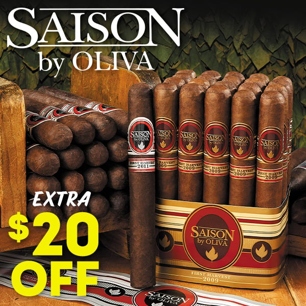 SCORE an extra $20 OFF Saison by Oliva!