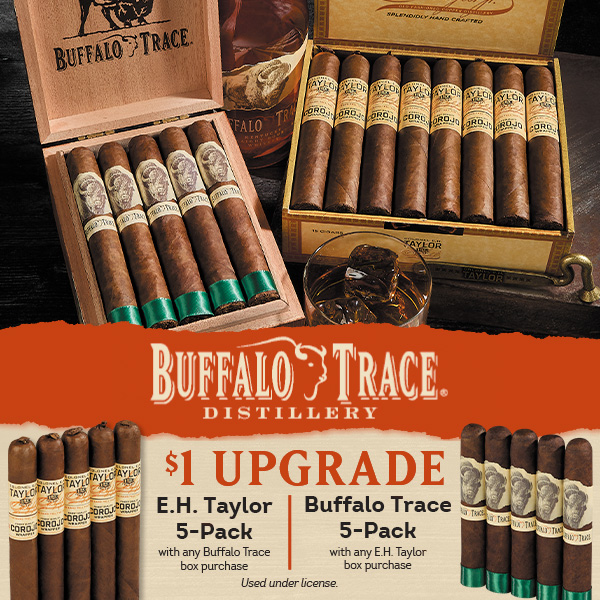 5-Packs of Buffalo Trace and E.H. Taylor for $1!