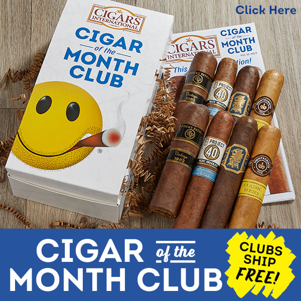 Check out the options for our Cigar of the Month Club! Premium handmades shipped straight to your door every month!