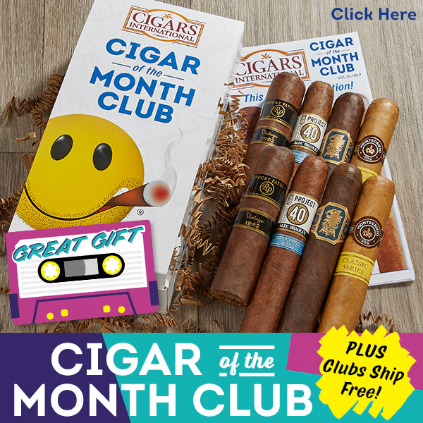 Check out the options for our Cigar of the Month Club! Premium handmades shipped straight to your door every month!