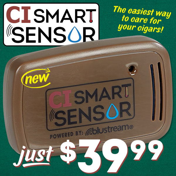 Keep an eye on your humidor with the New CI Smart Sensor!