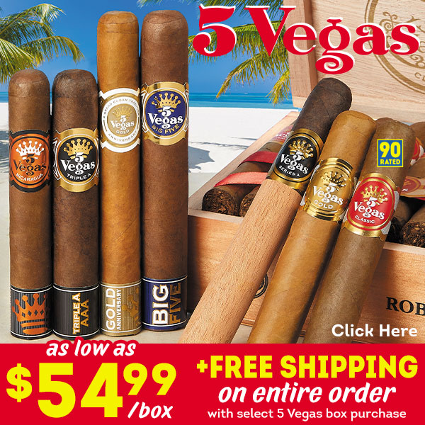 5 Vegas boxes as low as $54.99 with FREE shipping on your entire order!