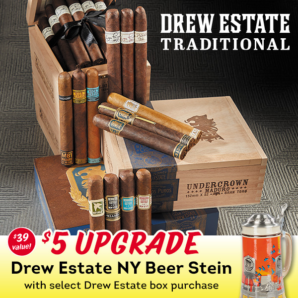 SCORE a Drew Estate Beer Stein for $5!