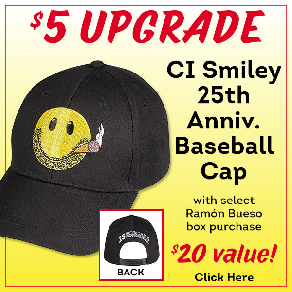 Score a CI Smiley 25th Anniversary Baseball cap for only $5!