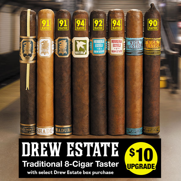 Drew Estate Traditional 8-Cigar Sampler just $10!!