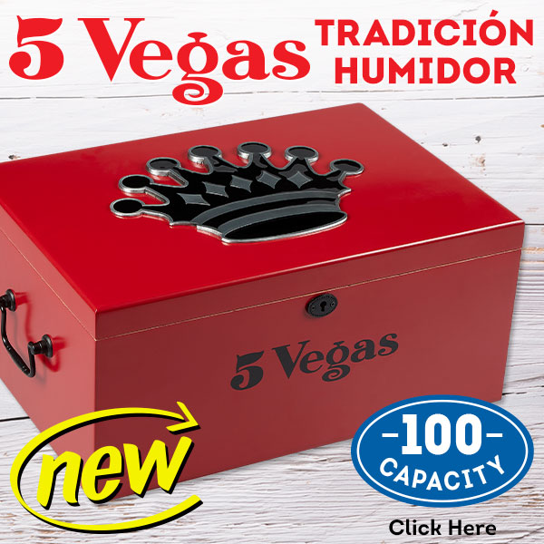 The classy 5 Vegas Tradicion Humidor is only $100! Check it out here!