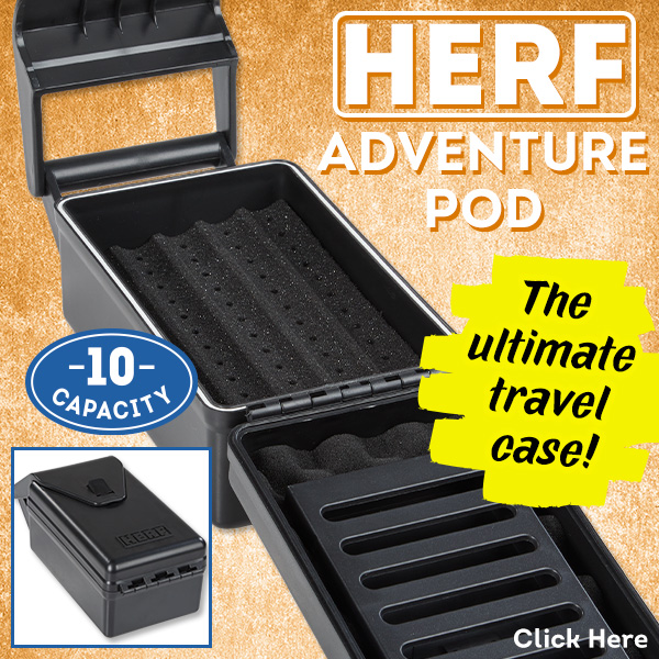 Keep all your cigars safe wherever you go with the Herf Adventure Pod!