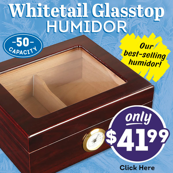Our best selling humidor now only $41.99!