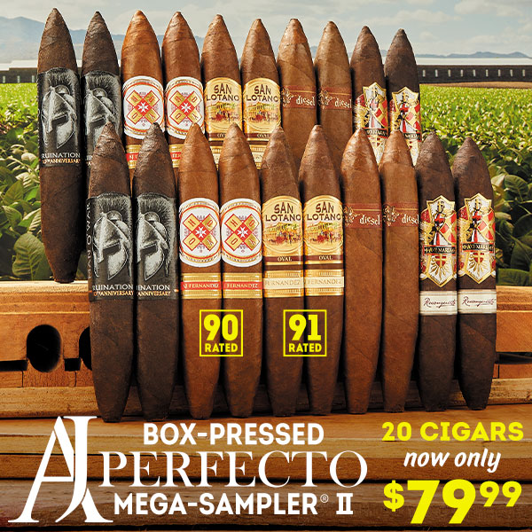 Check out the AJ Box-Pressed Perfecto Mega-Sampler II now only $79.99!!