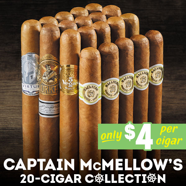 A smorgasbord of 20 mellow-bodied treats that are just $4 per cigar!