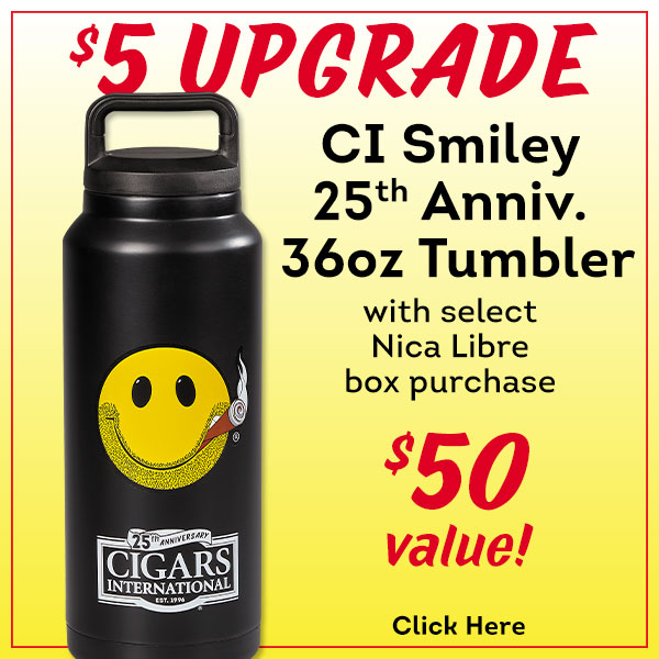 Grab a CI Smiley 36oz Tumber for only $5!