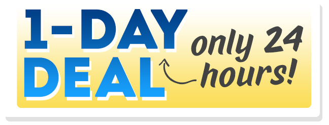 1-Day Deal: 24 Hours to Save!