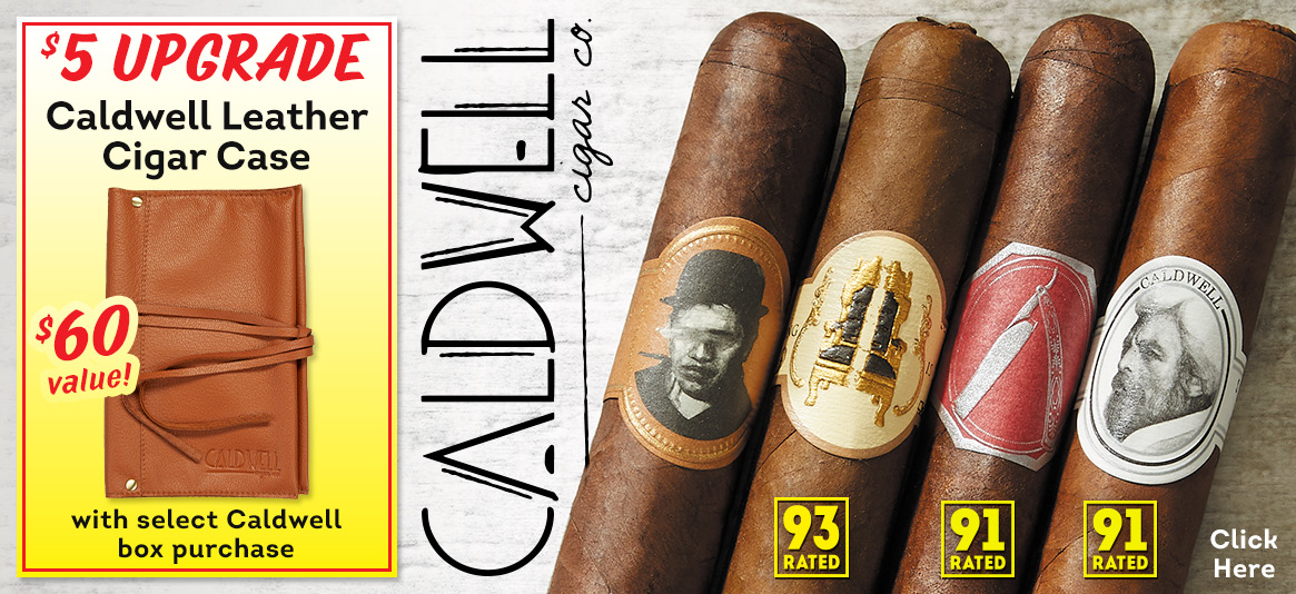 For a limited time only, add a Caldwell Leather Cigar Case to your order for just $5 with select box purchases!