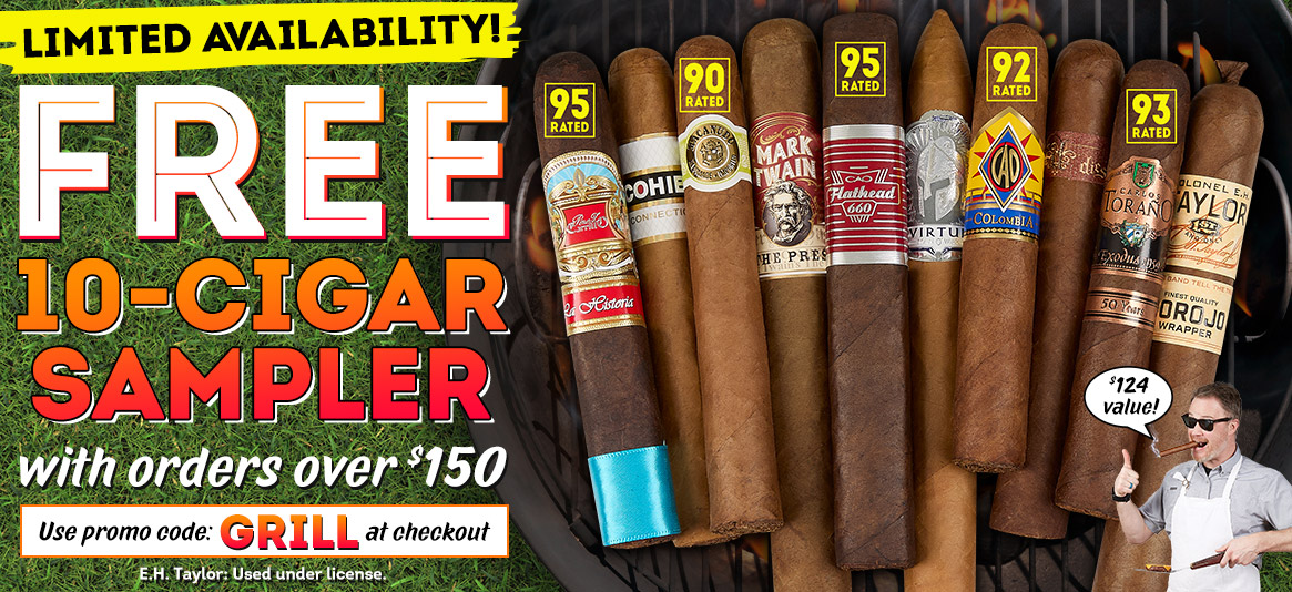 SCORE CI's Grill Master Supreme Sampler for FREE with orders over $150!