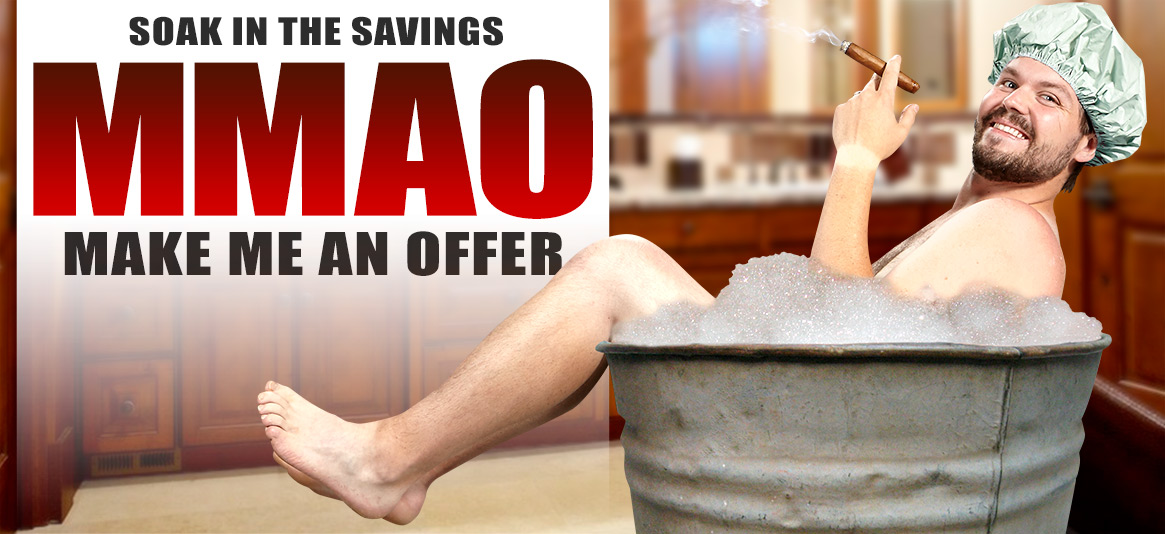 Sit back and soak in the savings on MMAO!