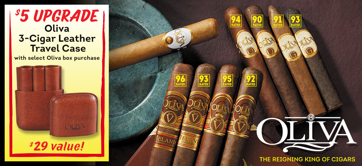 Score an Oliva 3-Cigar Leather Travel Case for just $5!