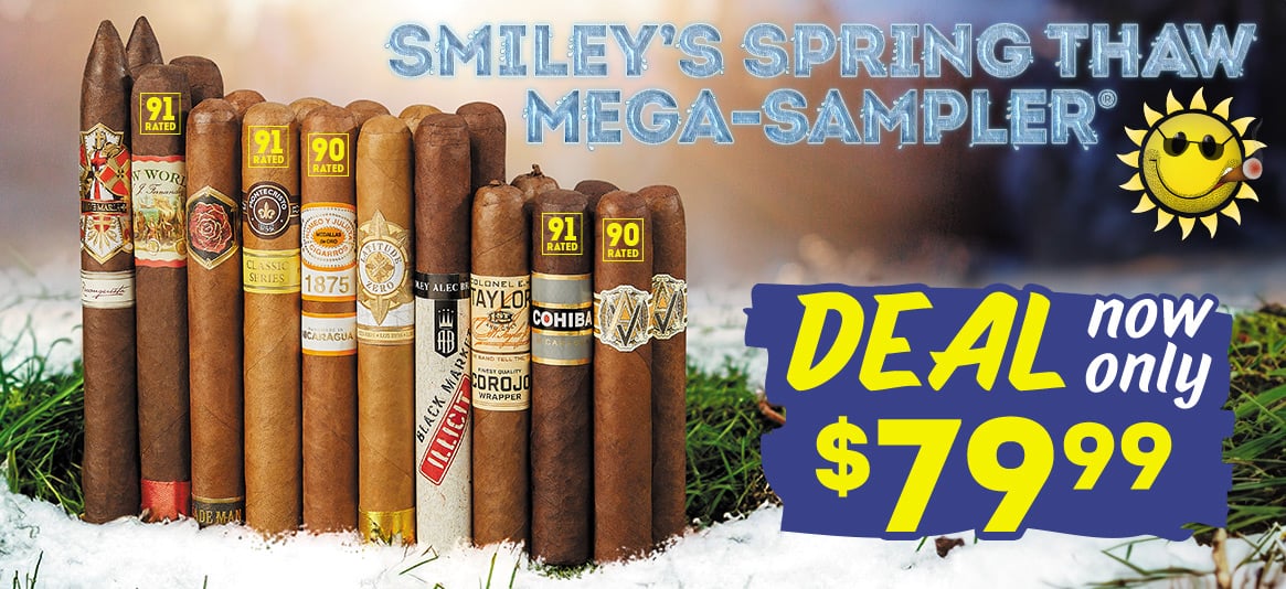 Smiley's Spring Thaw Mega-Sampler is now only $79.99!