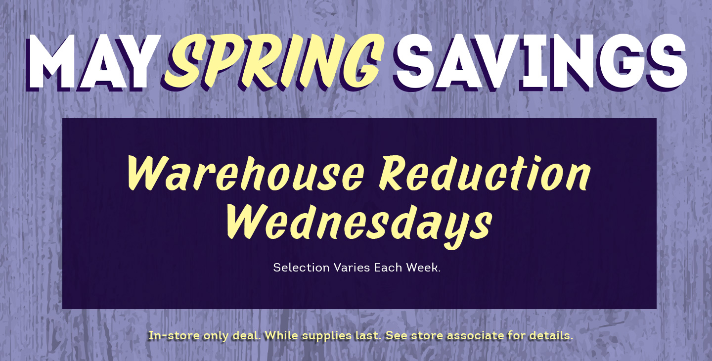 Warehouse Reduction Wednesdays Colony