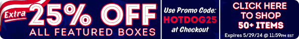 Score an EXTRA 25% OFF some big brand boxes!