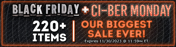 Black Friday + Cyber Monday Deals - Click Here!