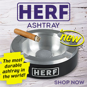 The last ashtray you’ll ever buy! Checkout our HERF Signature Ashtray!!