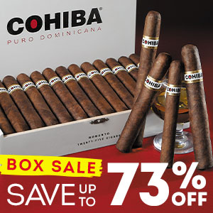 Score Cohiba Puro Dominicana boxes for up to 73% off!
