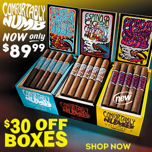 Take $30 off Comfortably Numb boxes today!