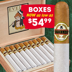 Boxes of Evelio are now as low as $54.99!