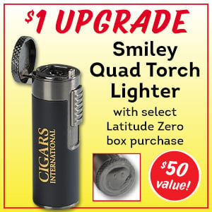 Smiley Quad Torch Lighter is only $1 more!
