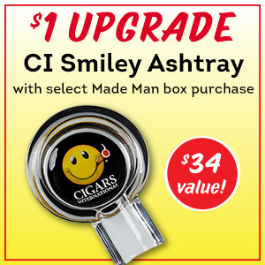 Grab a CI Smiley Ashtray for just $1 with Made Man!