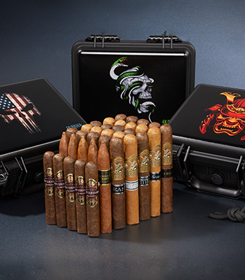 35 Cigars + 30-Count Travel Humidor only $129.99!