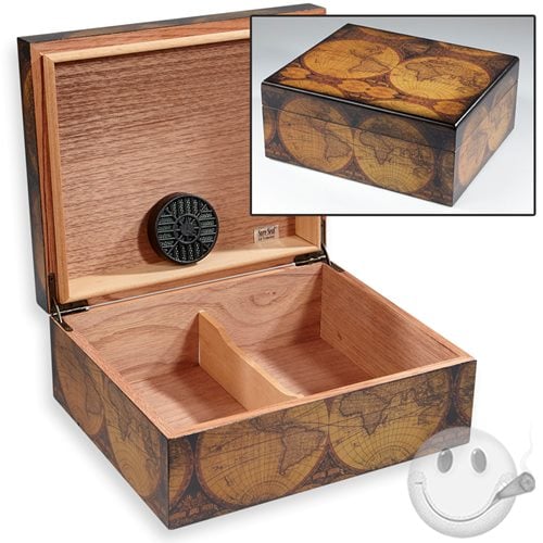 Old World Antique Finish Small Humidor