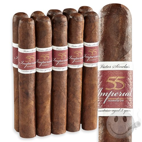 Victor Sinclair Serie '55' Imperial Maduro Toro (6.2"x52) Pack of 10