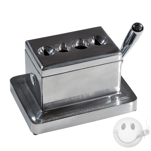 Quad Tabletop 60-Ring Gauge Cutter  Silver