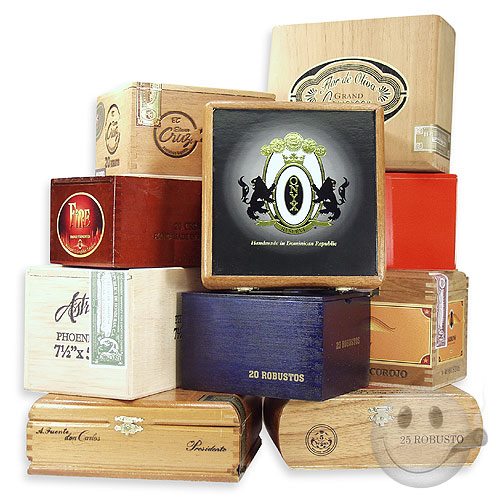 Empty es ROCKY PATEL AGED 7 YEARS  BLACK  Wooden Cigar Box 