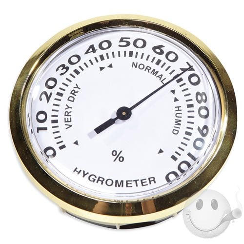 Cigar Hygrometer, Analog Cigar Humidor Hygrometer, Mechanical Round  Hygrometer Humidity Gauge 