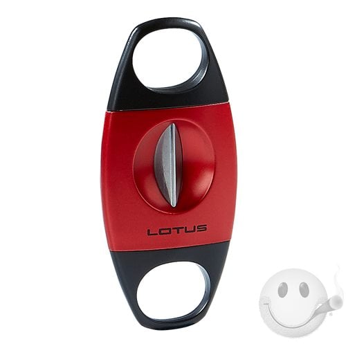 Lotus Jaws Serrated V-Cutter - Red/Black 